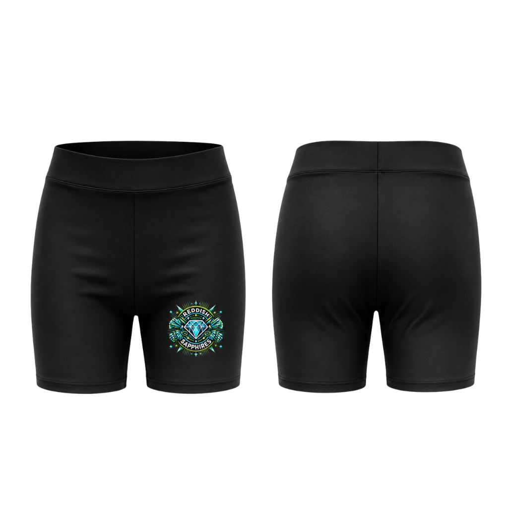 Reddish Sapphires  Sublimated Lycra Shorts