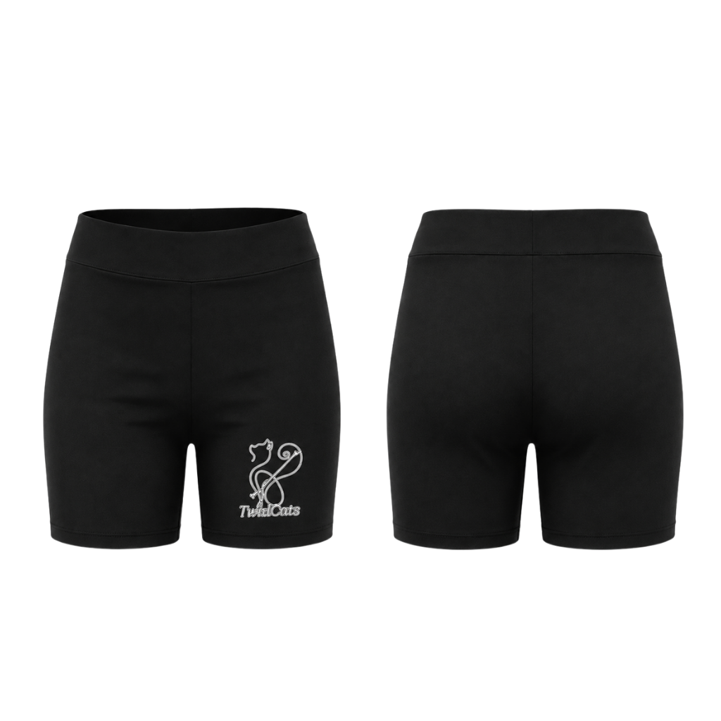TwirlCats  Sublimated Lycra Shorts