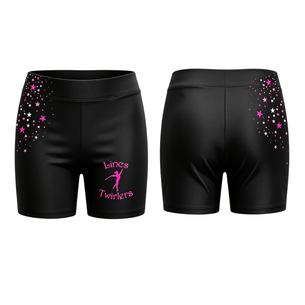 Lincs Twirlers Sublimated Lycra Shorts