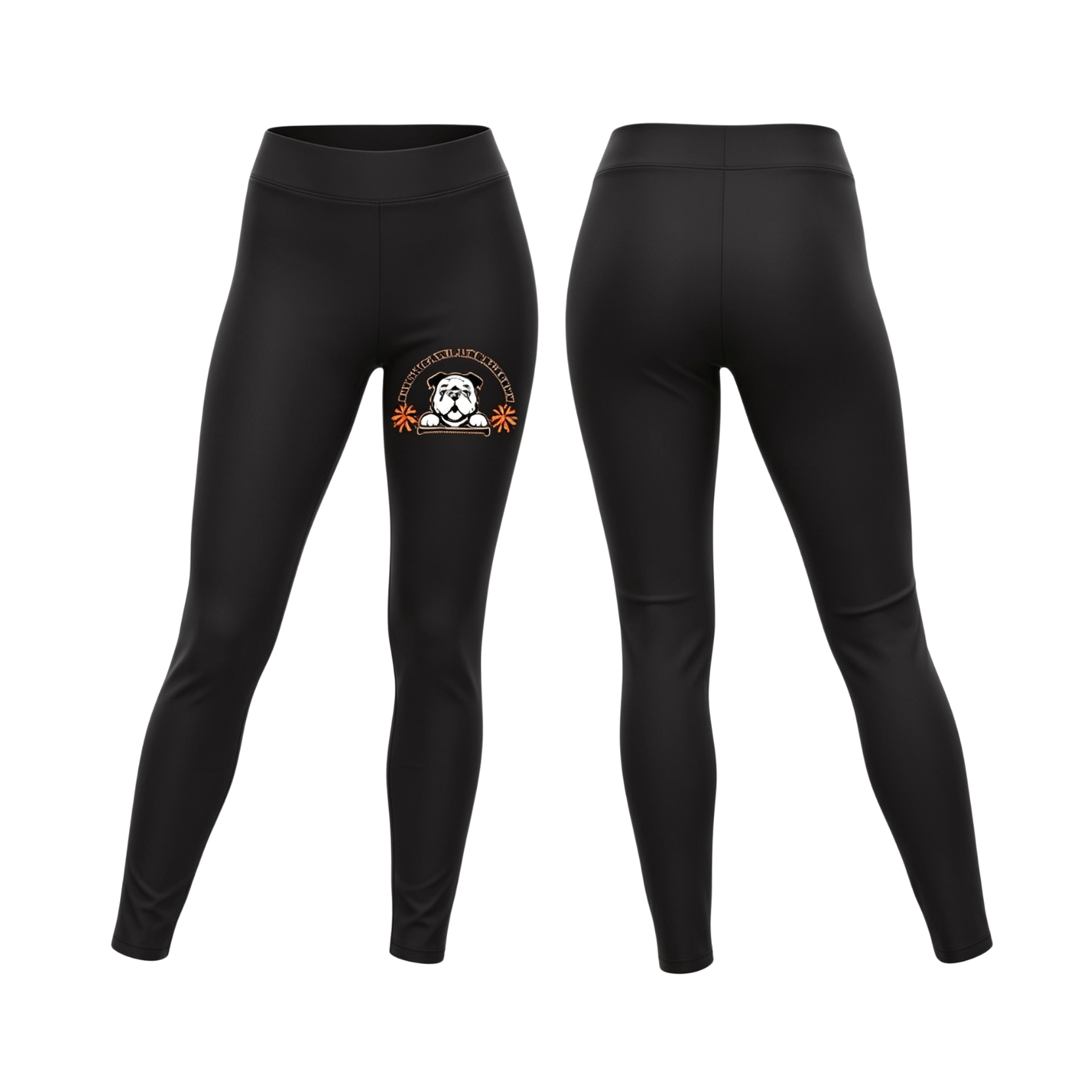 Bulldog Twirling Academy Sublimated Leggings