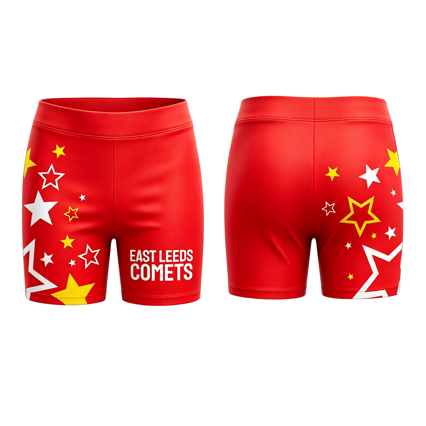 East Leeds Comets Sublimated Lycra Shorts