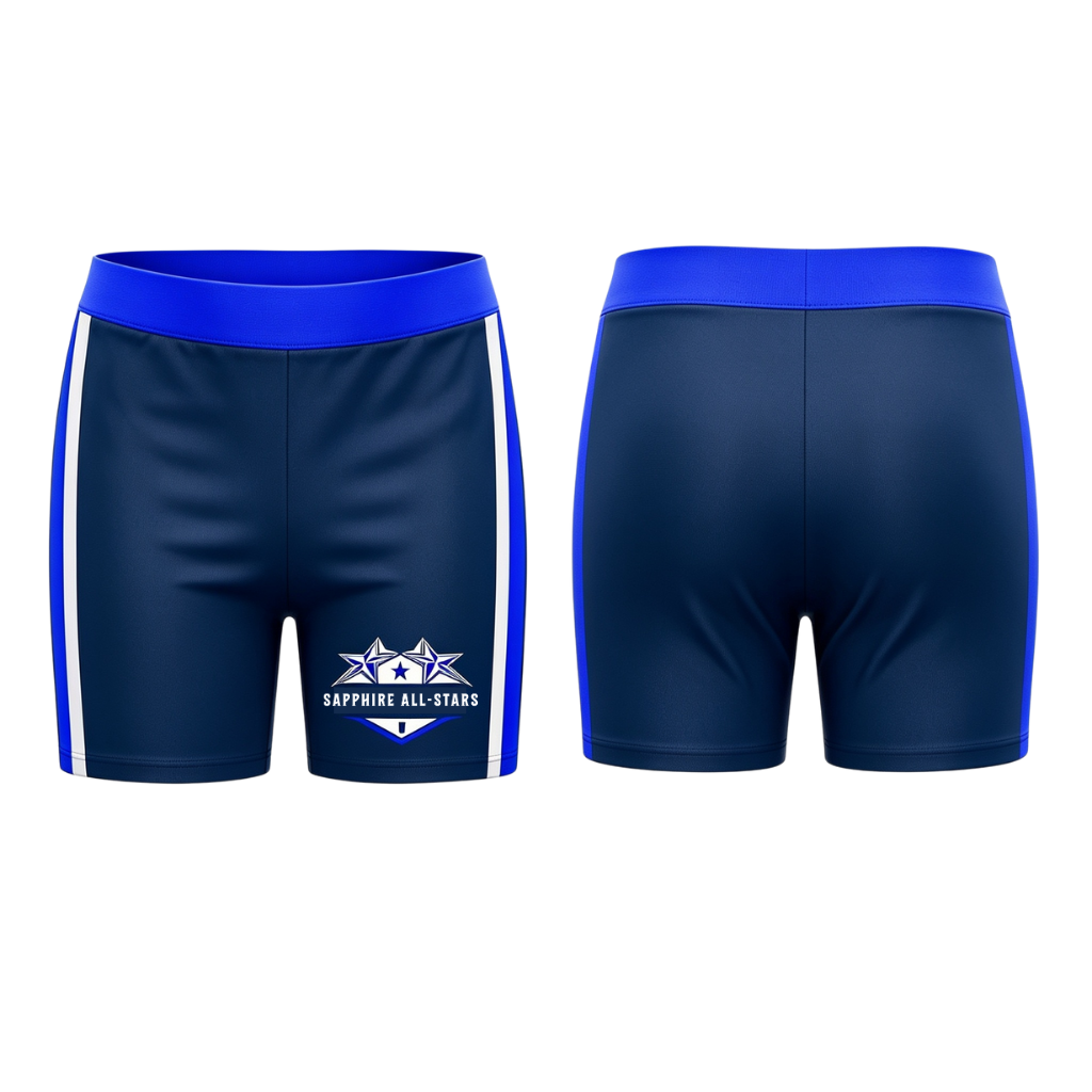 Sapphire All Stars Sublimated Lycra Shorts