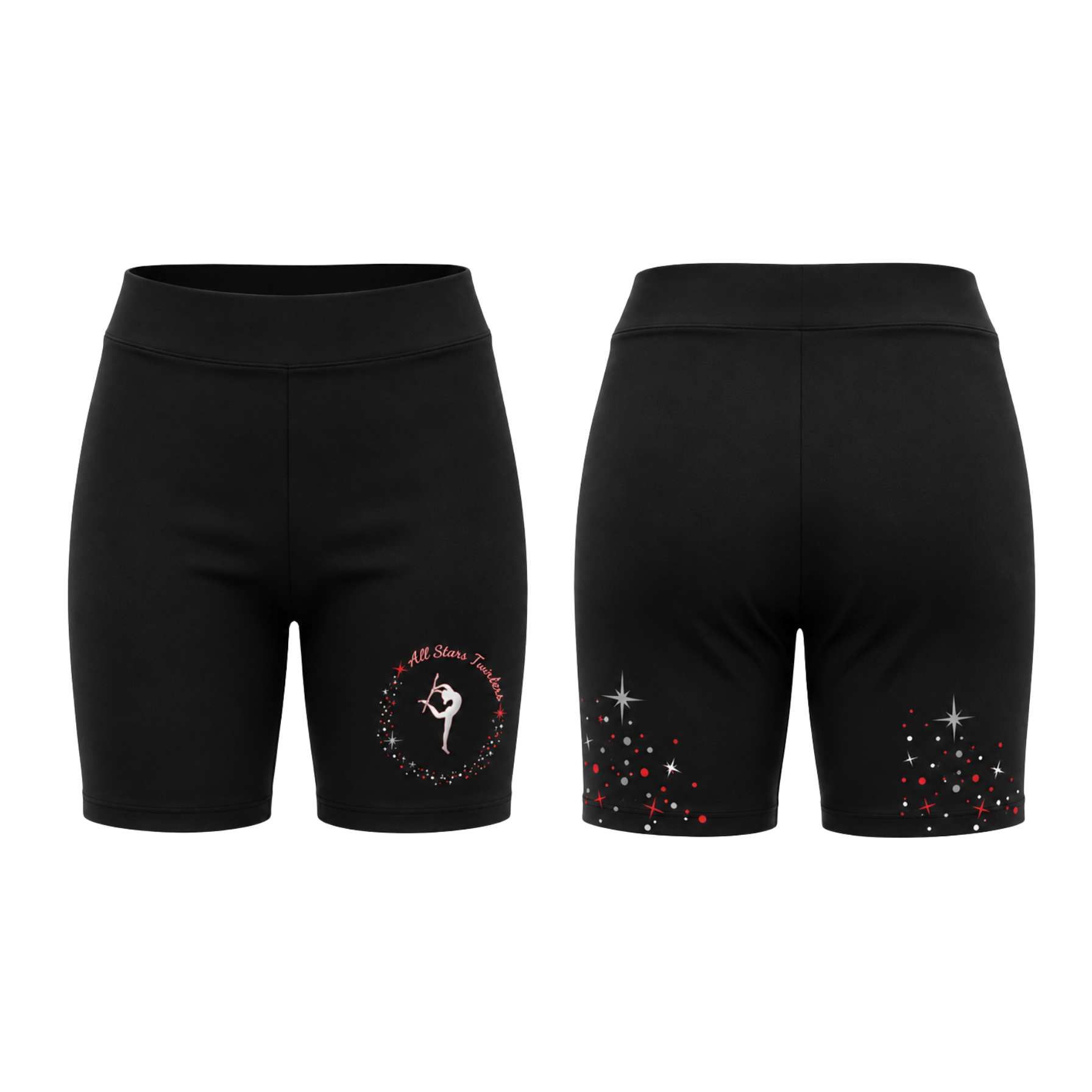 All Starr Twirlers  Sublimated Lycra Shorts