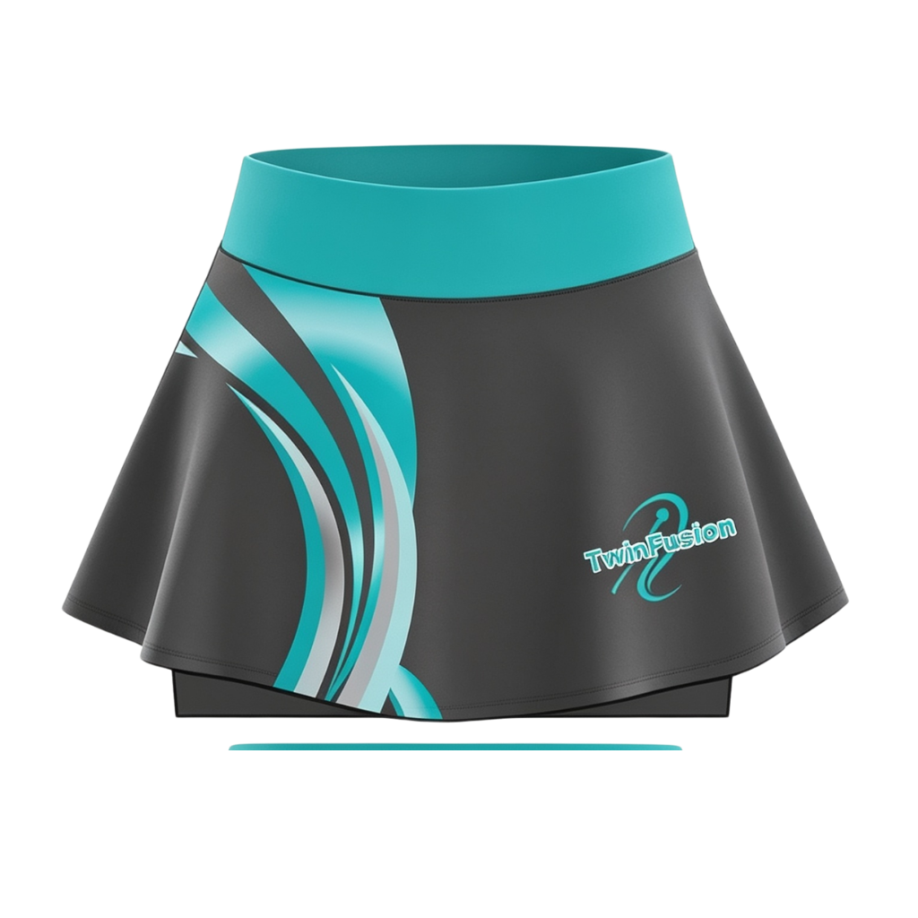 Twirl Fusion Sublimated Lycra Rally Skirt