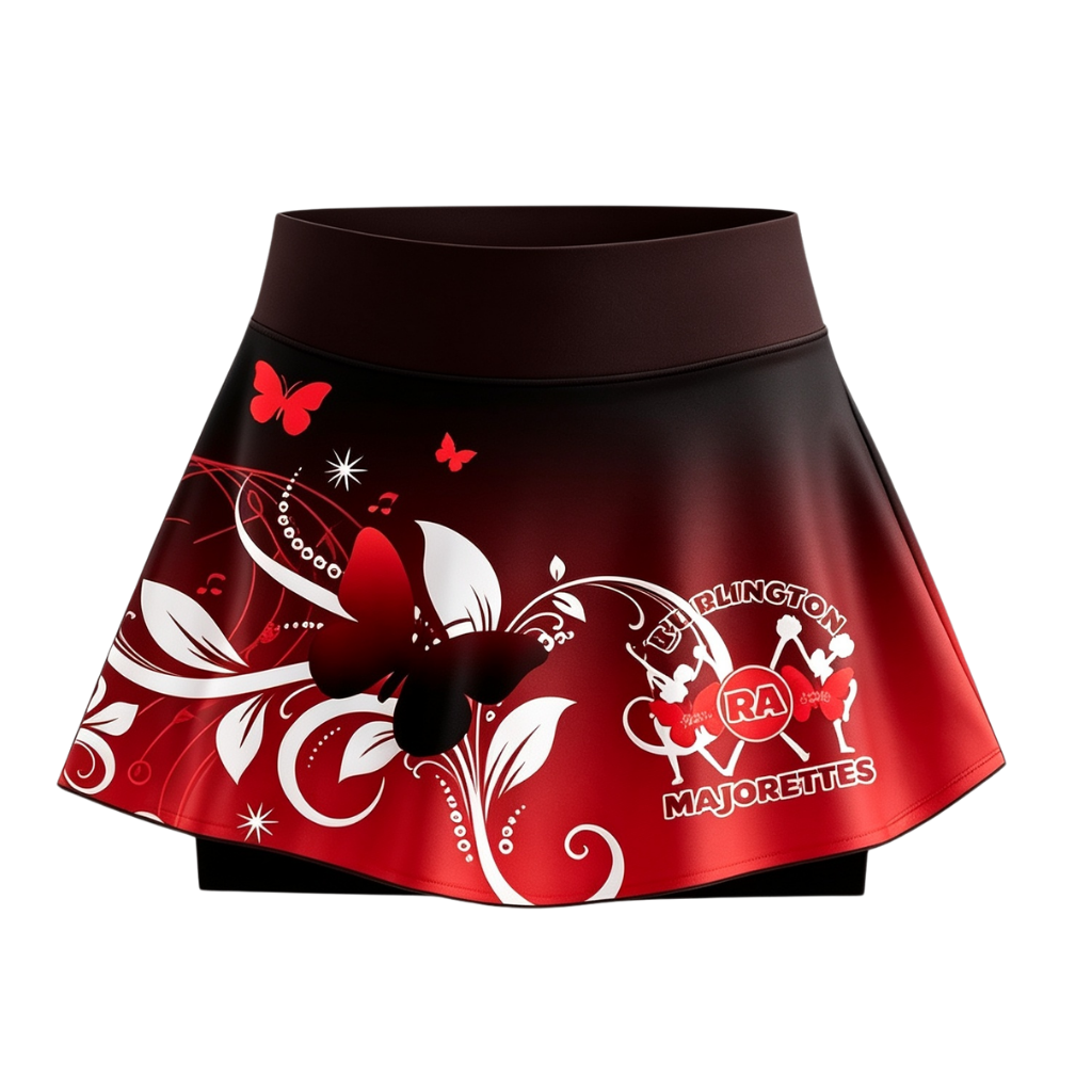 Bridlington Red Admiral Standard Sublimated Lycra Rally Skirt