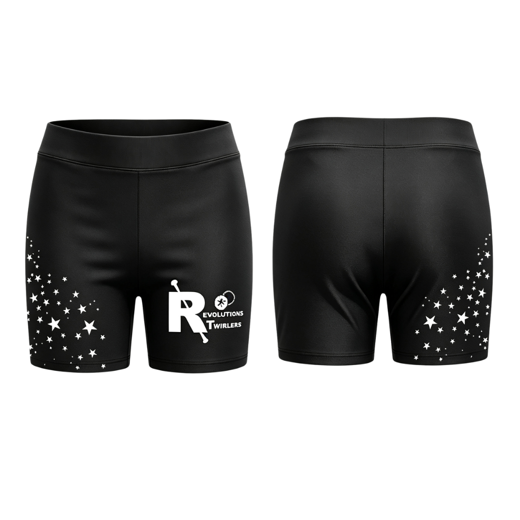 Revolutions Twirlers Sublimated Lycra Shorts
