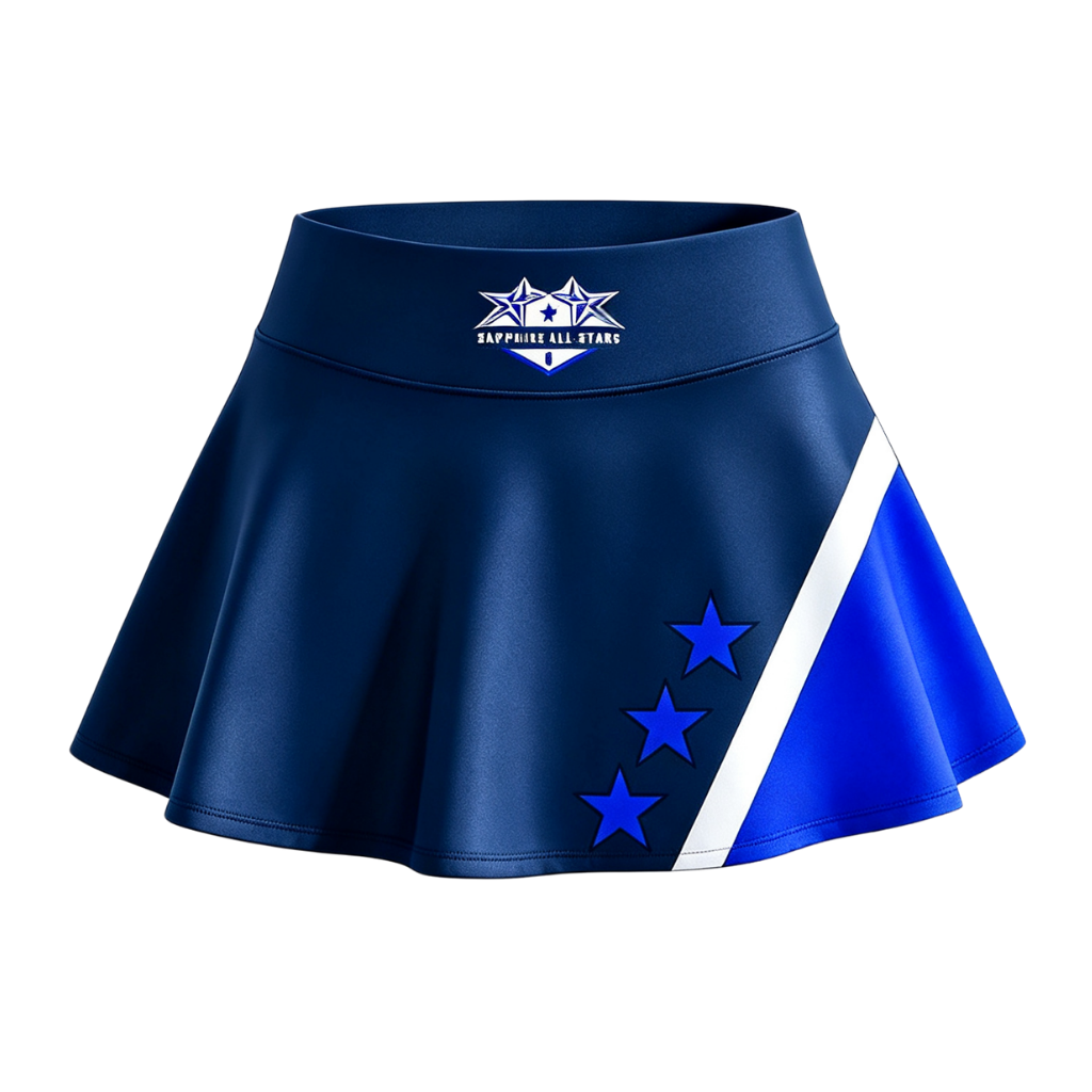 Sapphire All Stars Sublimated Lycra Rally Skirt