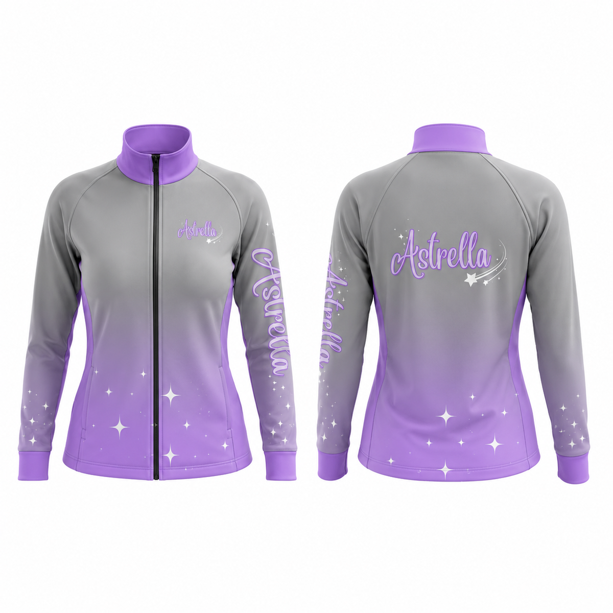 Astrella  Sublimated Full Zip Lycra Stretch Jacket