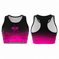 BCM Stars Sublimated Lycra Crop Top
