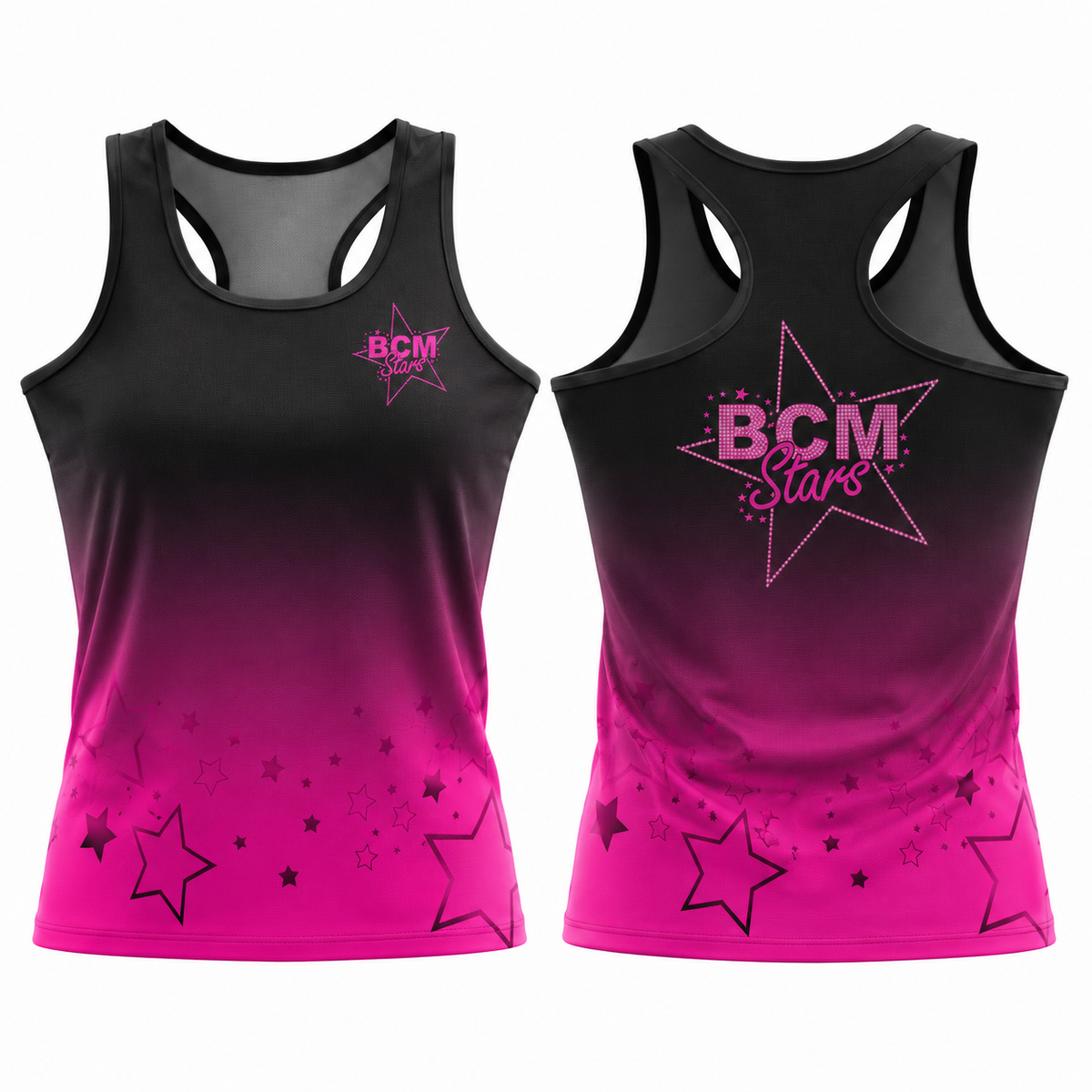 BCM Stars Sublimated Dri-Fit Racer Back Vest