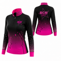BCM Stars Sublimated 1/4 Zip Lycra Stretch Jacket