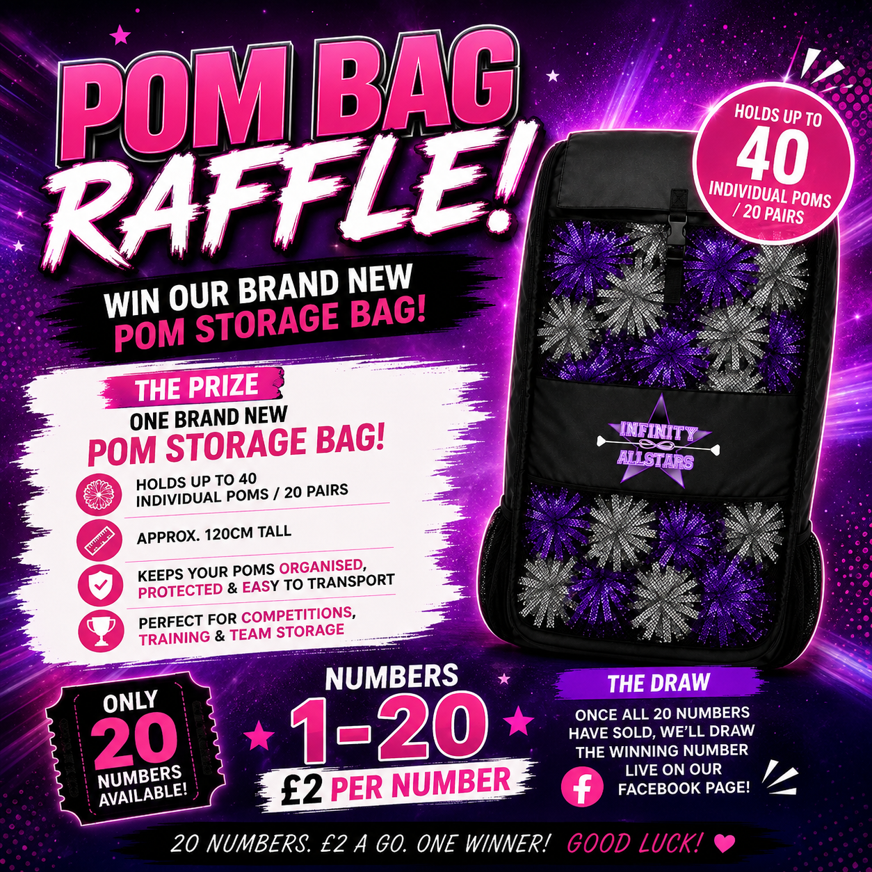 Pom Storage Bag Raffle | £2 Raffle Entry