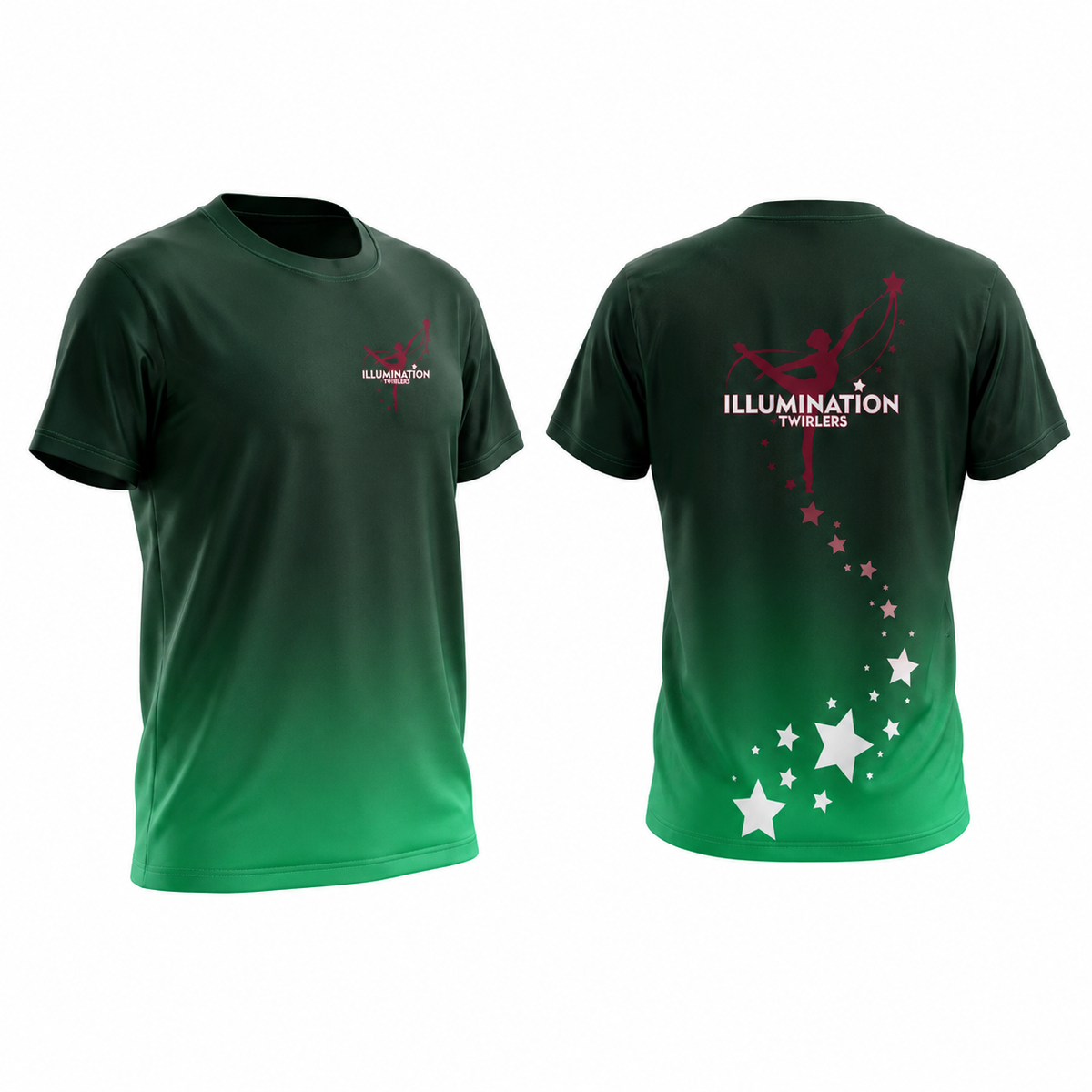 Illumination Twirlers  Sublimated Dri-Fit T-Shirt