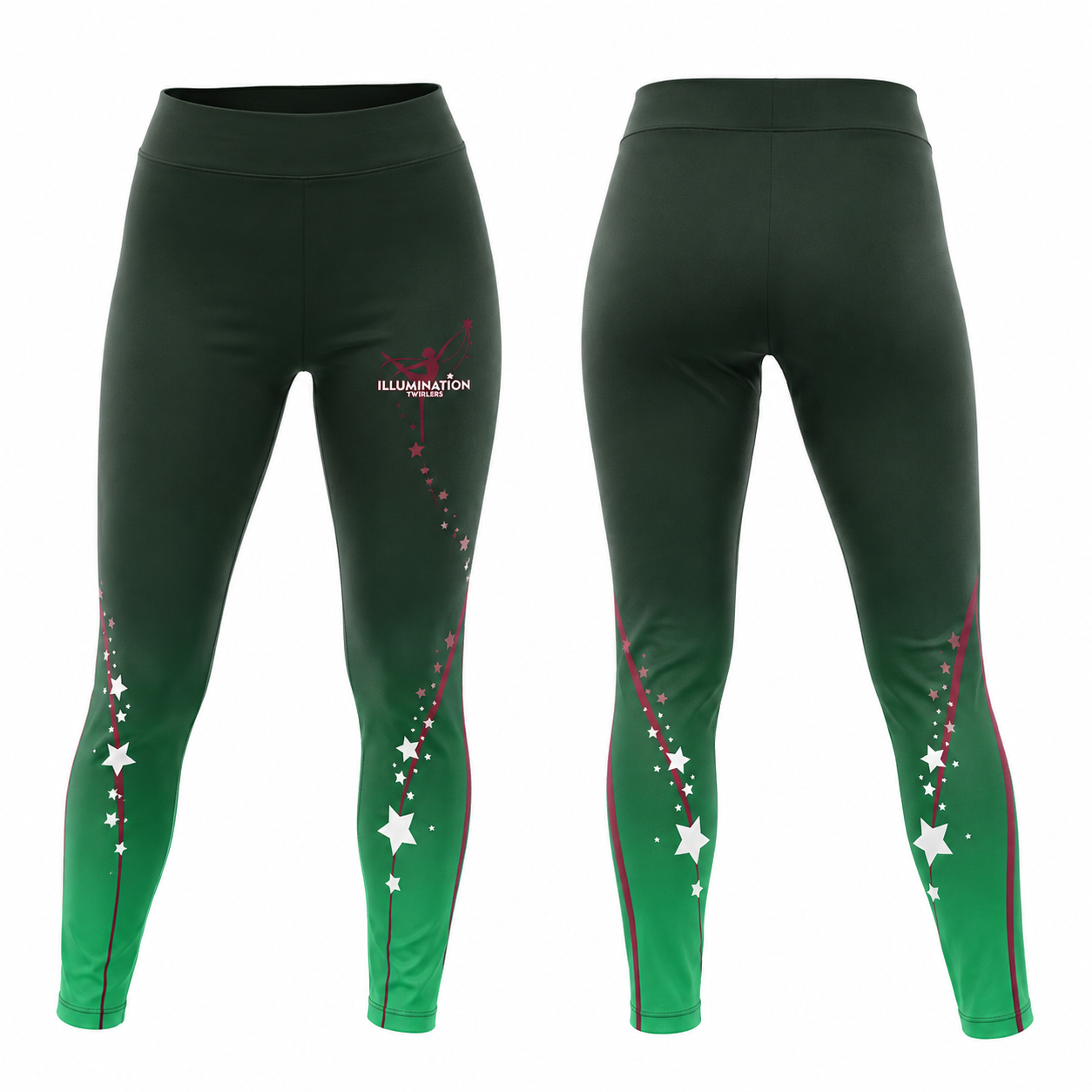 Illumination Twirlers  Sublimated Leggings