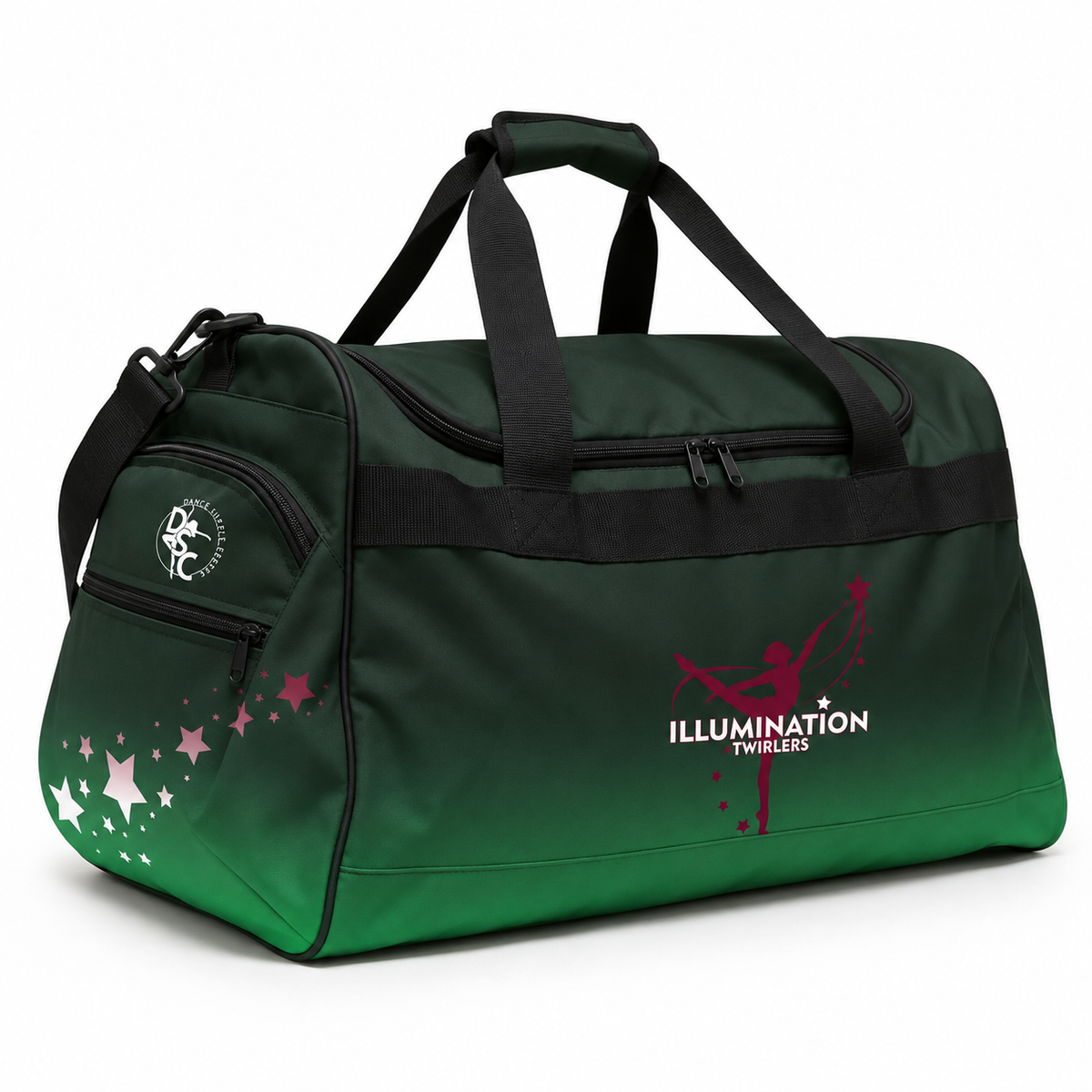 Illumination Twirlers Sublimated Luggage Bag