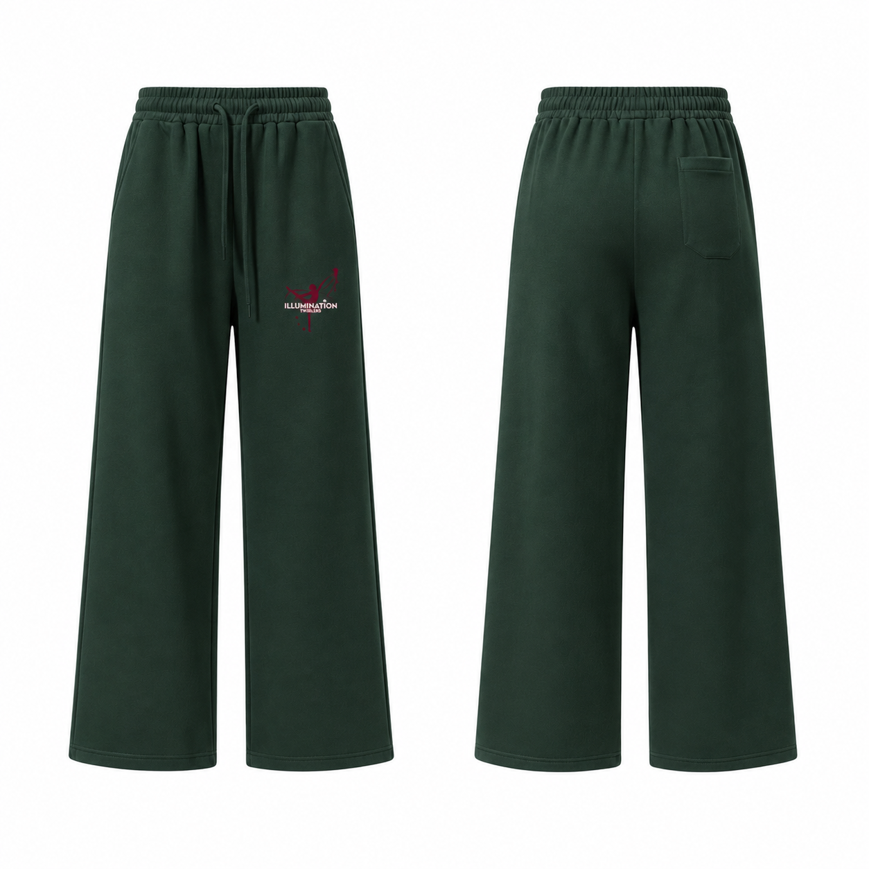 Illumination Twirlers  Wide Leg Cotton Joggers