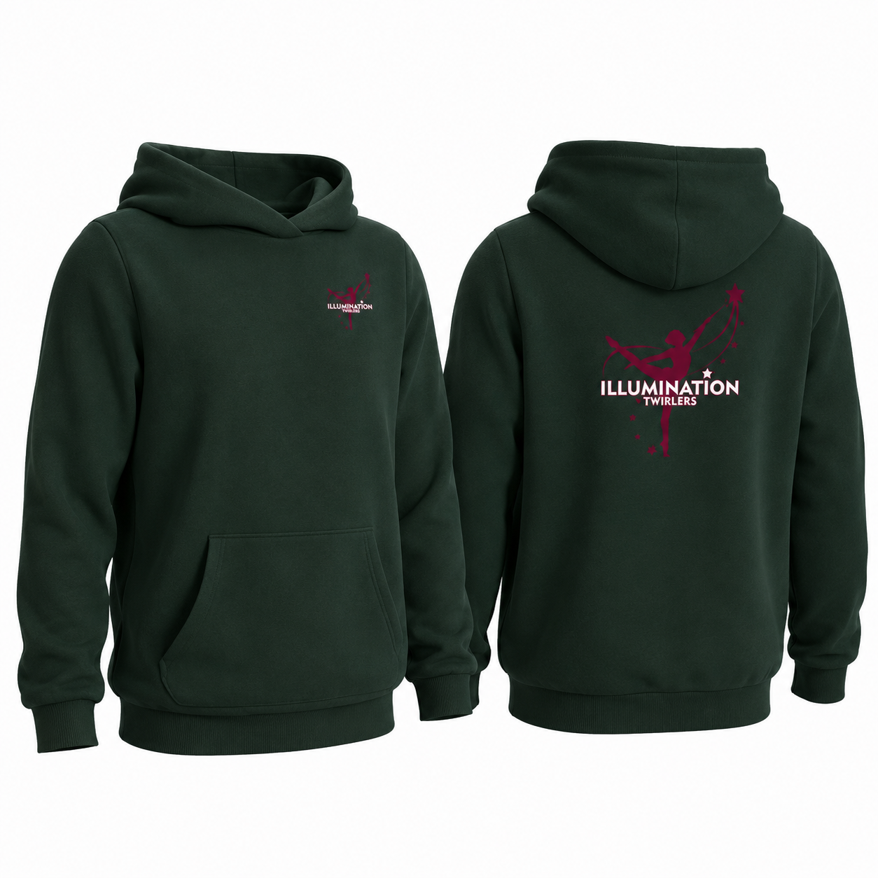 Illumination Twirlers  Cotton Hoody