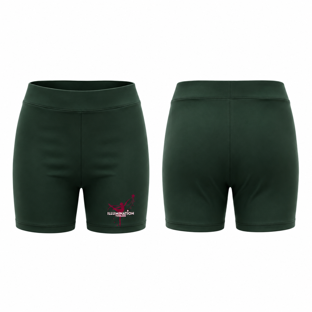 Illumination Twirlers  Sublimated Lycra Shorts
