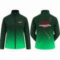 Illumination Twirlers Sparkle Sublimated Full Zip Softshell Jacket (Shower Resistant Coat)