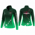 Illumination Twirlers Sparkle Sublimated 1/4 Zip Lycra Stretch Jacket