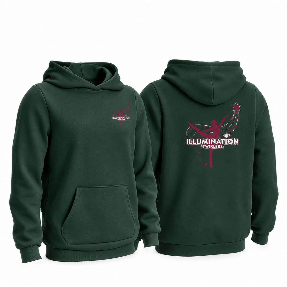 Illumination Twirlers Sparkle Cotton Hoody