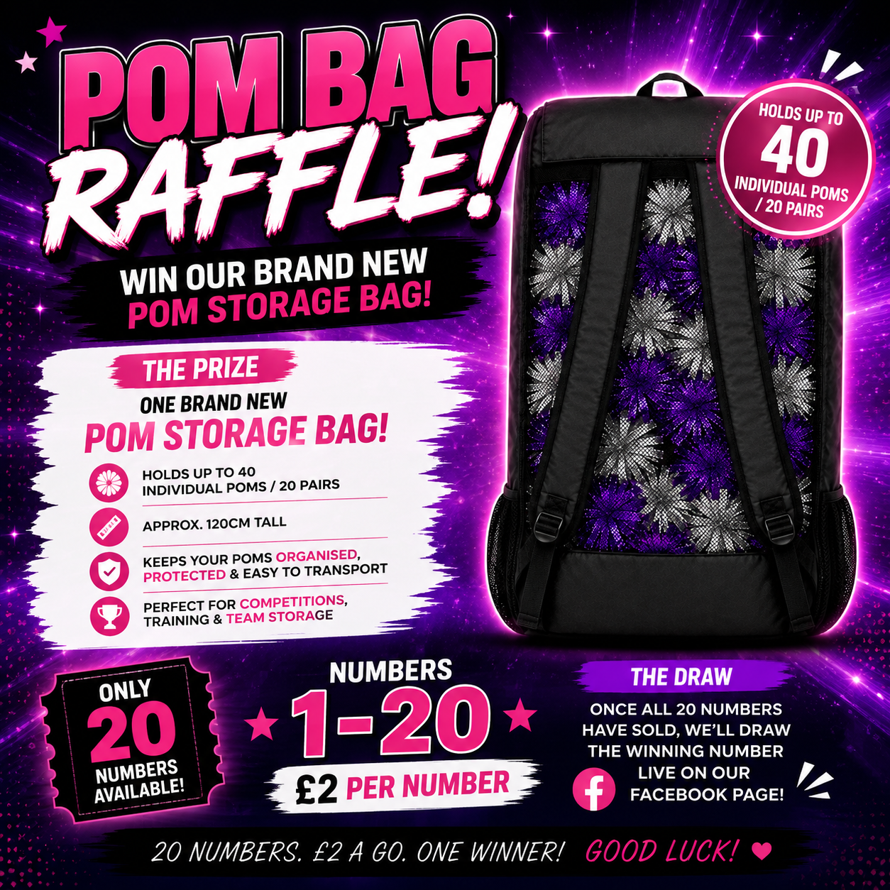 Pom Storage Bag Raffle | £2 Raffle Entry