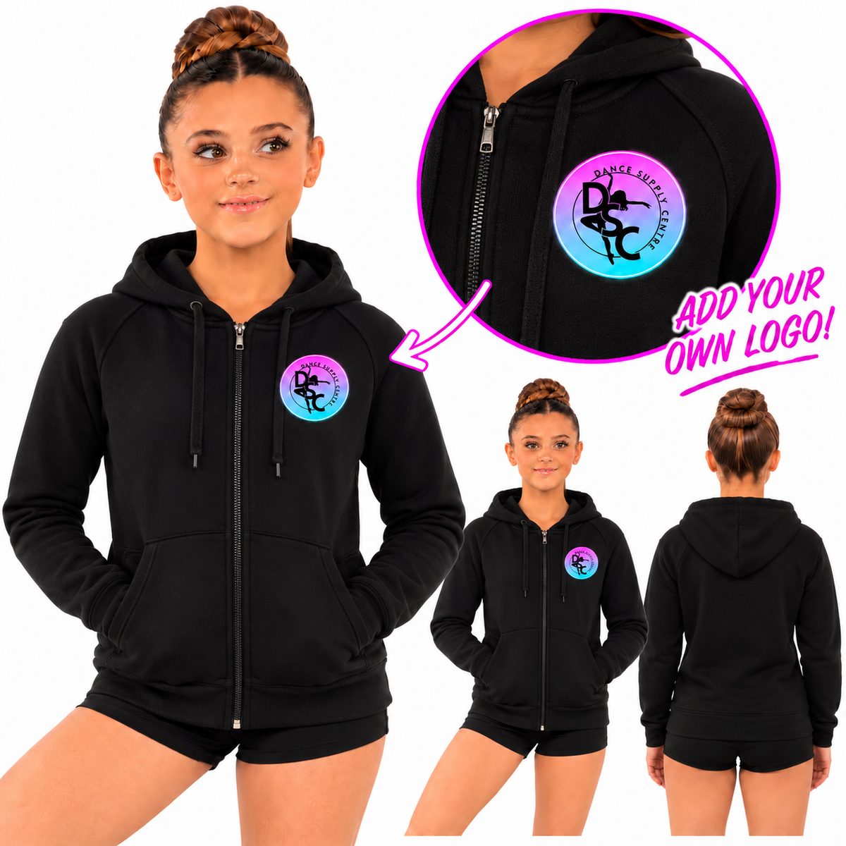 DSC Studio Collection – Zip Up Cotton Hoodie