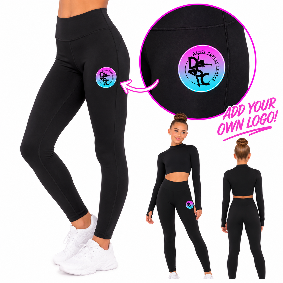 DSC Studio Collection - High Waisted Dance Leggings
