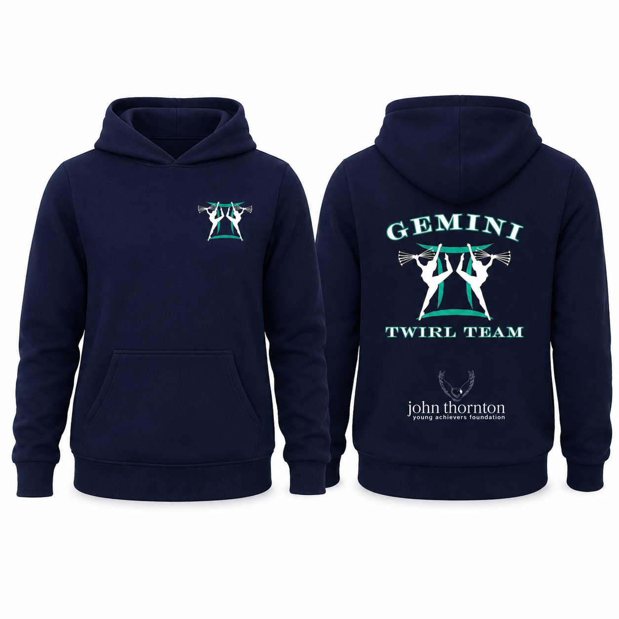 Gemini Twirl Team  Cotton Hoody