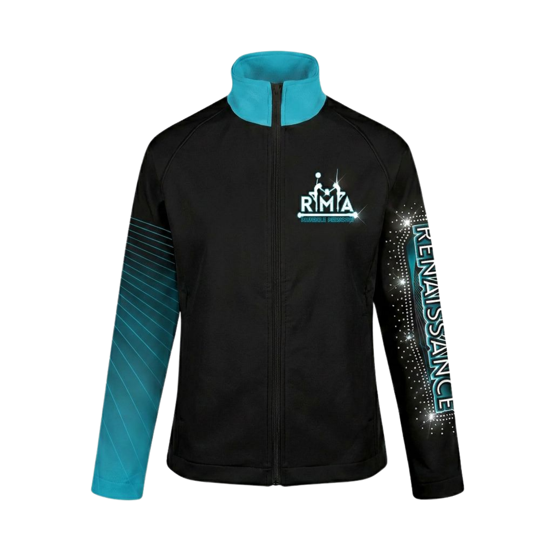 RMA Sublimated Full Zip Softshell Jacket (Shower Resistant Coat)