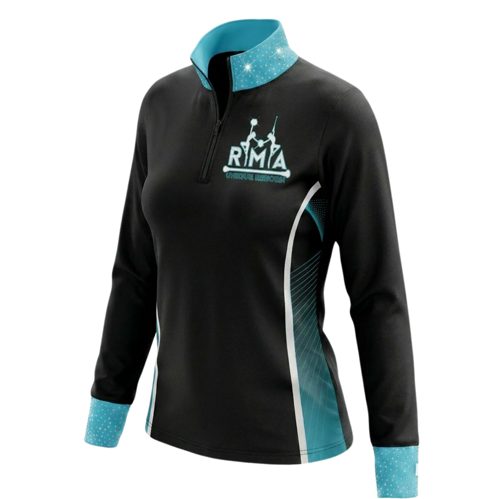 RMA Sublimated 1/4 Zip Lycra Stretch Jacket