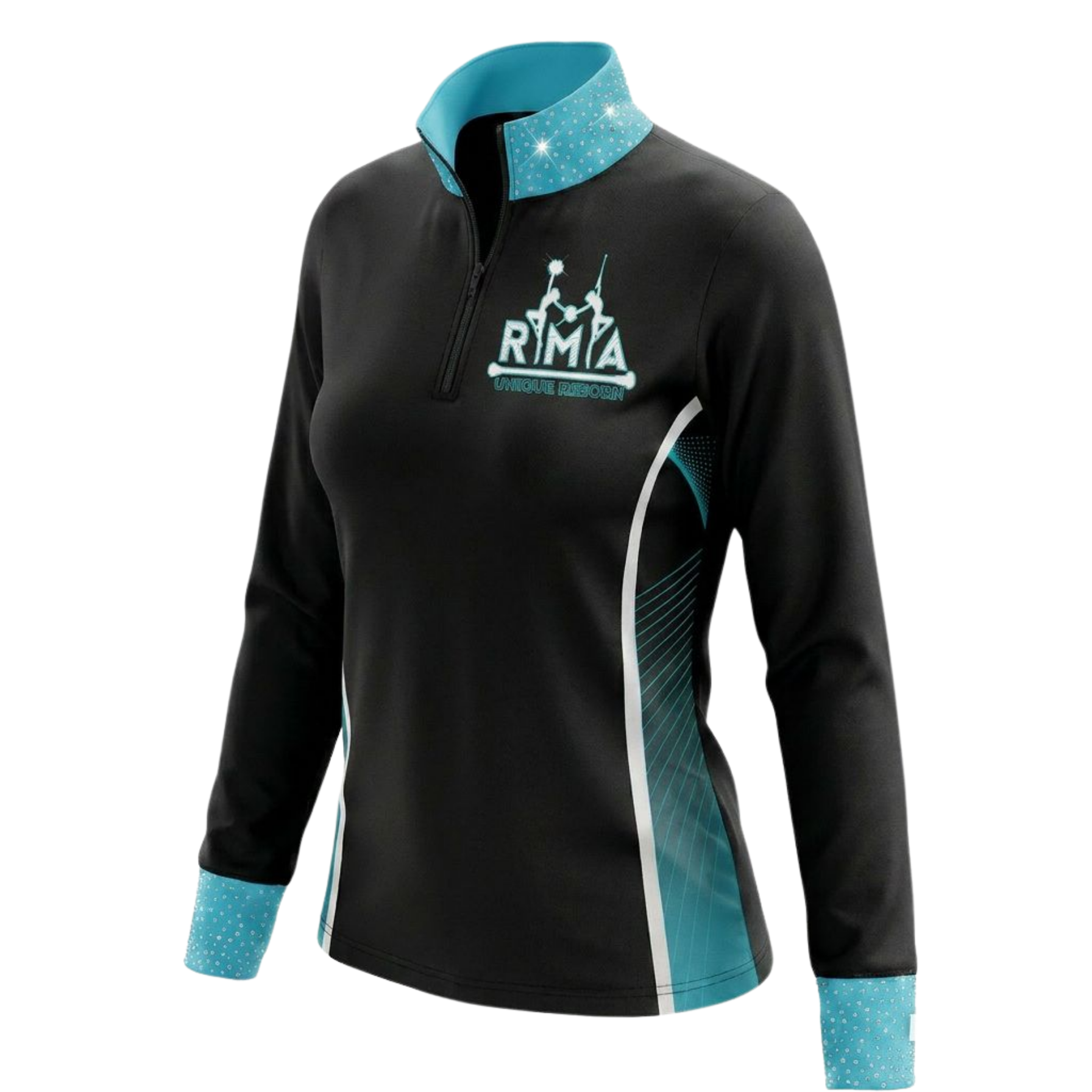 RMA Sublimated 1/4 Zip Lycra Stretch Jacket